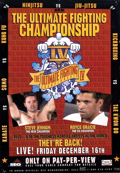 UFC 4: Revenge of the Warriors - Movie Poster UFC 4: Revenge of the Warriors - Movie Poster