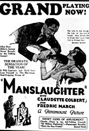 Manslaughter - Movie Poster Manslaughter - Movie Poster