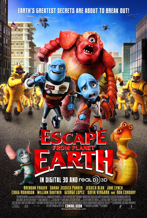 Escape from Planet Earth - Movie Poster Escape from Planet Earth - Movie Poster