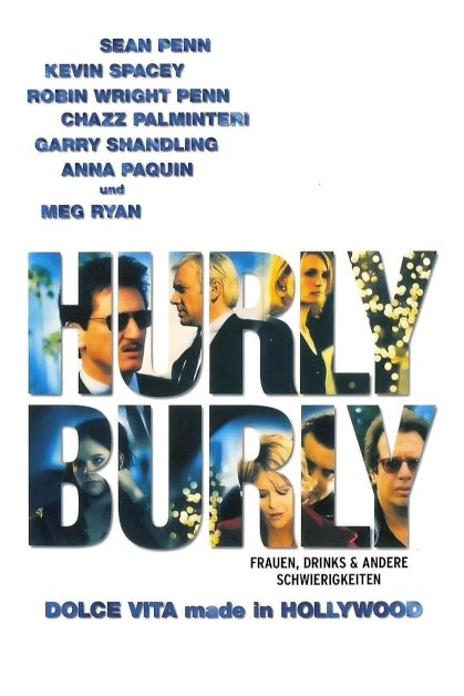 Hurlyburly - Movie Poster Hurlyburly - Movie Poster