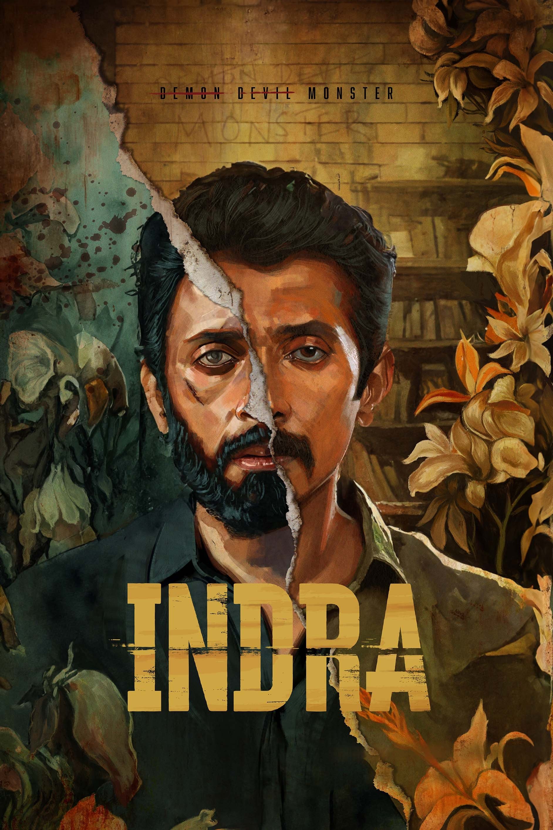 Indra - Movie Poster Indra - Movie Poster