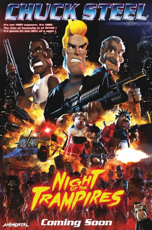 Chuck Steel: Night of the Trampires - Movie Poster Chuck Steel: Night of the Trampires - Movie Poster