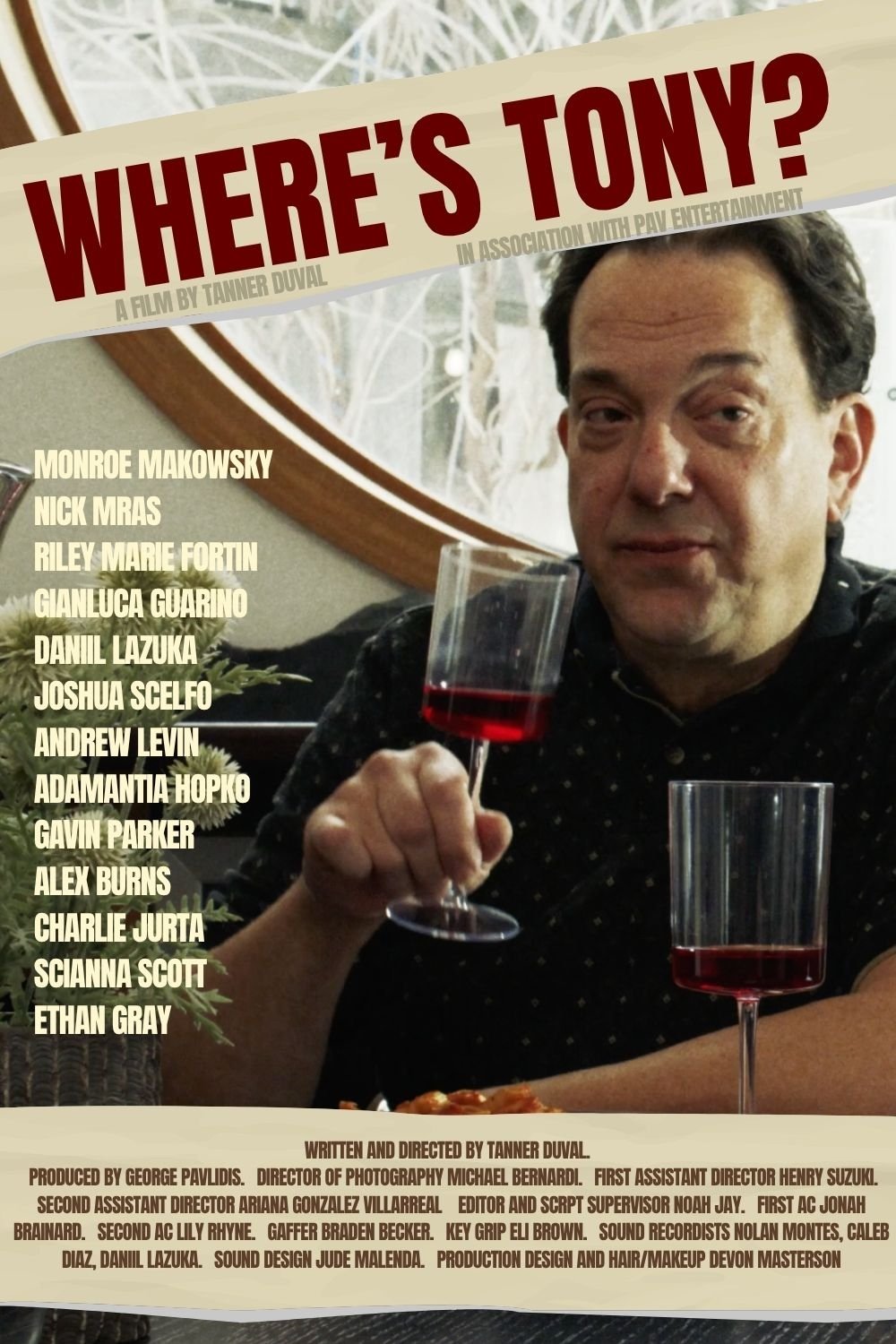 Where’s Tony? - Movie Poster Where’s Tony? - Movie Poster