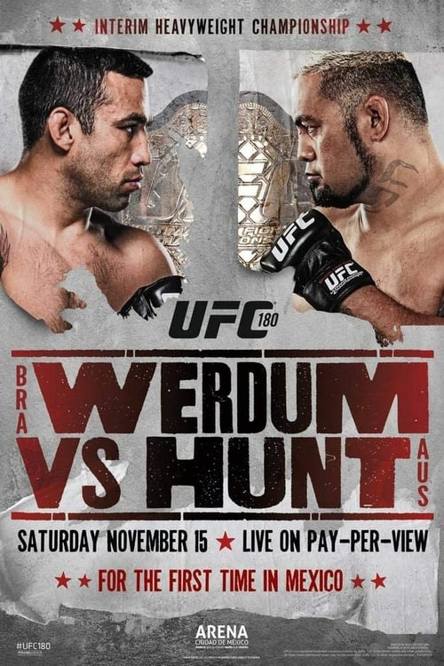 UFC 180: Werdum vs. Hunt - Movie Poster UFC 180: Werdum vs. Hunt - Movie Poster