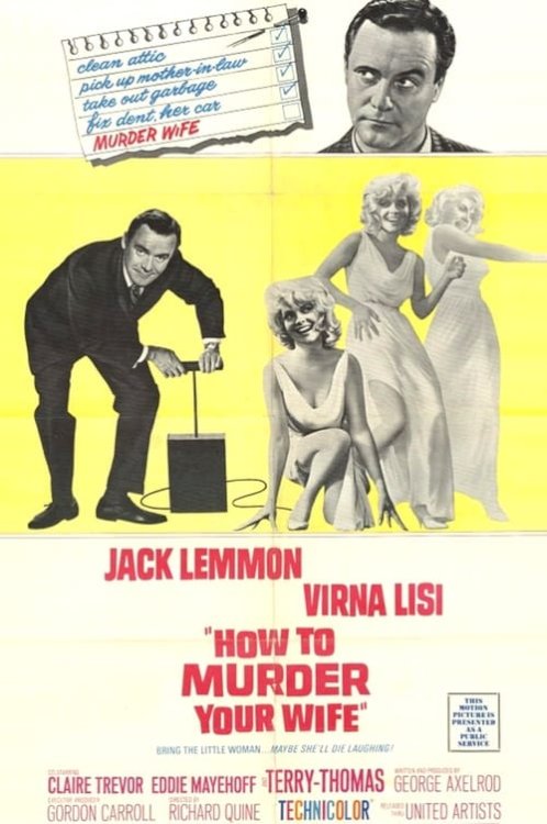 How to Murder Your Wife - Movie Poster How to Murder Your Wife - Movie Poster