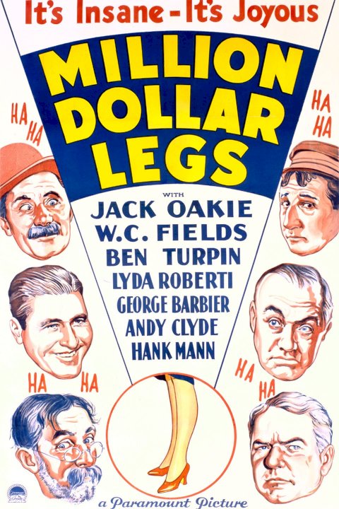 Million Dollar Legs - Movie Poster