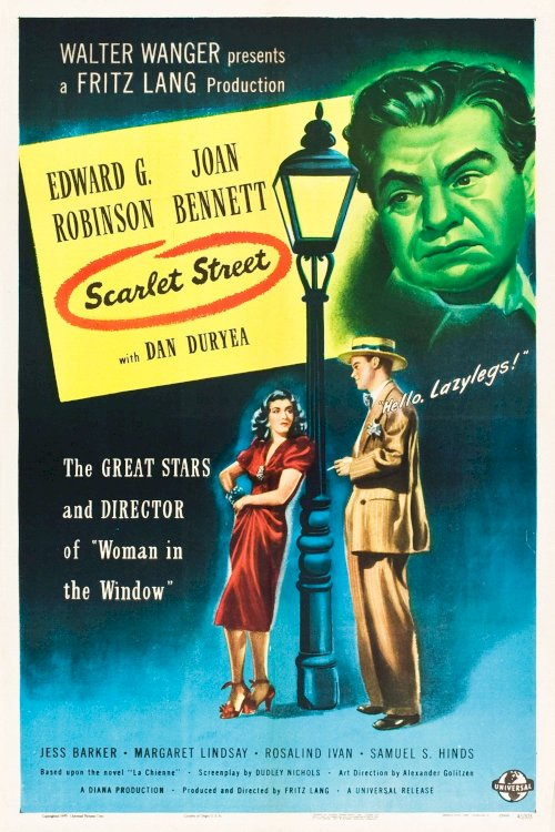 Scarlet Street - Movie Poster Scarlet Street - Movie Poster