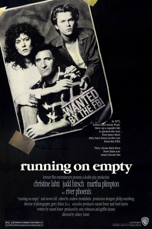 Running on Empty - Movie Poster Running on Empty - Movie Poster