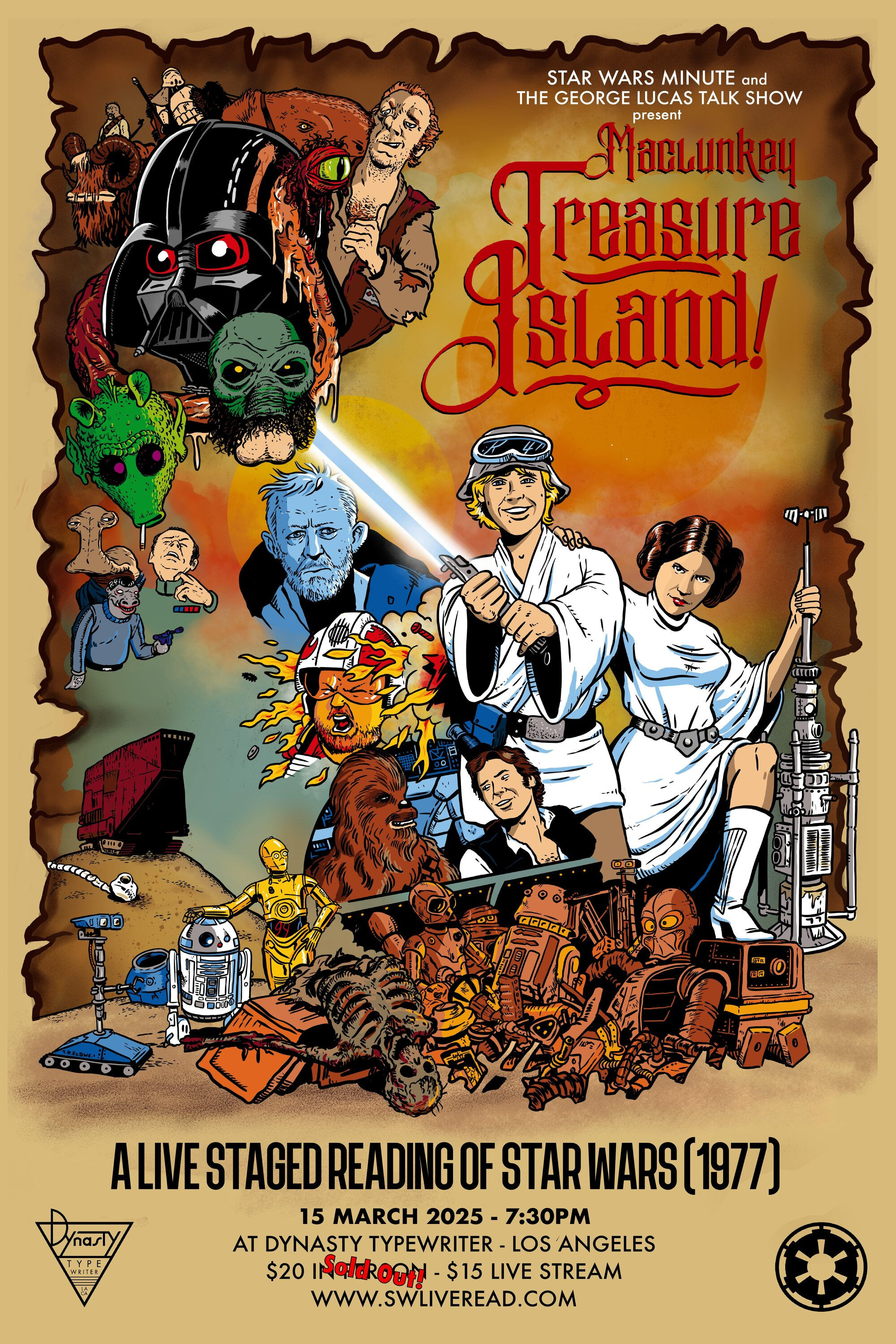 Maclunkey Treasure Island - Movie Poster Maclunkey Treasure Island - Movie Poster