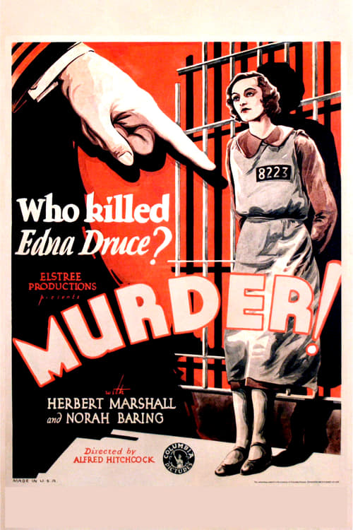 Murder! - Movie Poster Murder! - Movie Poster