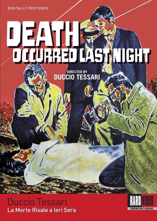 Death Occurred Last Night - Movie Poster Death Occurred Last Night - Movie Poster