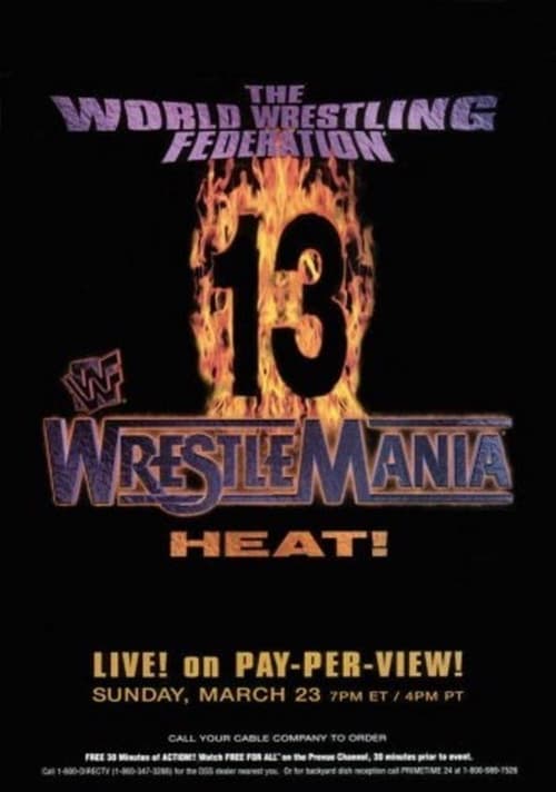 WWE WrestleMania 13 - Movie Poster WWE WrestleMania 13 - Movie Poster