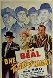 One Thrilling Night - Movie Poster One Thrilling Night - Movie Poster