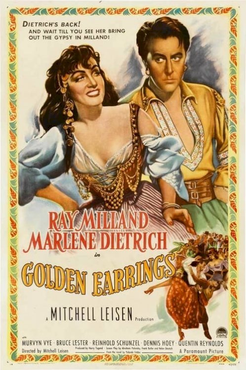 Golden Earrings - Movie Poster Golden Earrings - Movie Poster