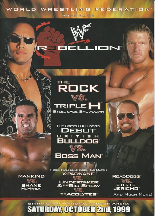 WWE Rebellion 1999 - Movie Poster WWE Rebellion 1999 - Movie Poster
