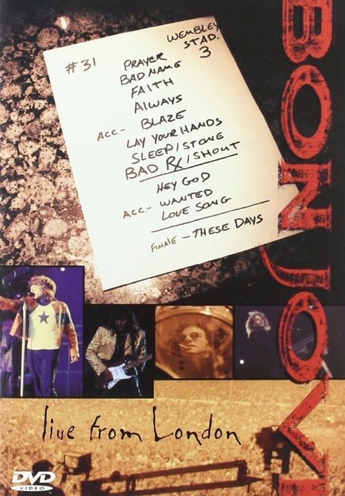 Bon Jovi: Live from London - Movie Poster Bon Jovi: Live from London - Movie Poster