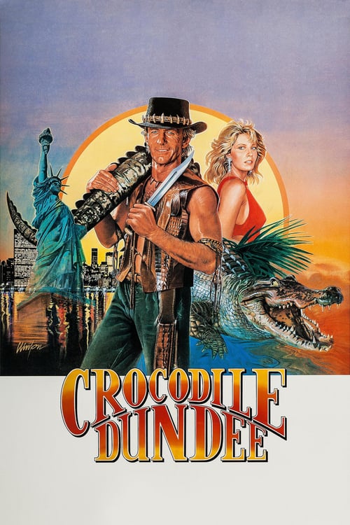 Crocodile Dundee - Movie Poster Crocodile Dundee - Movie Poster