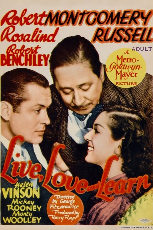 Live, Love and Learn - Movie Poster Live, Love and Learn - Movie Poster