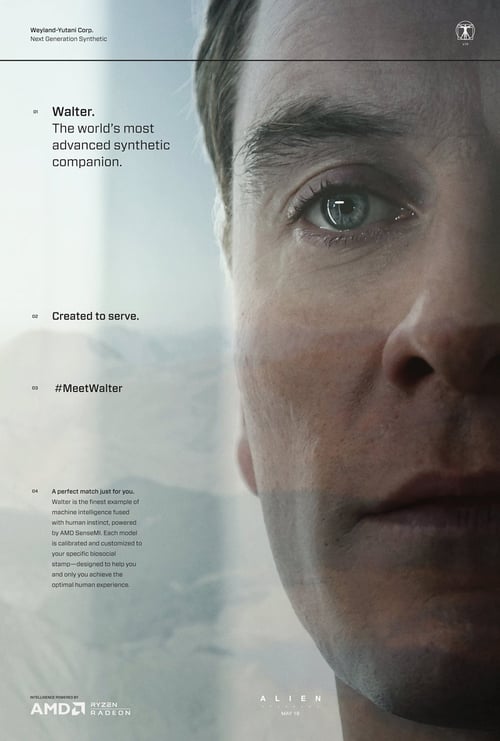 Alien: Covenant - Prologue: Meet Walter - Movie Poster Alien: Covenant - Prologue: Meet Walter - Movie Poster