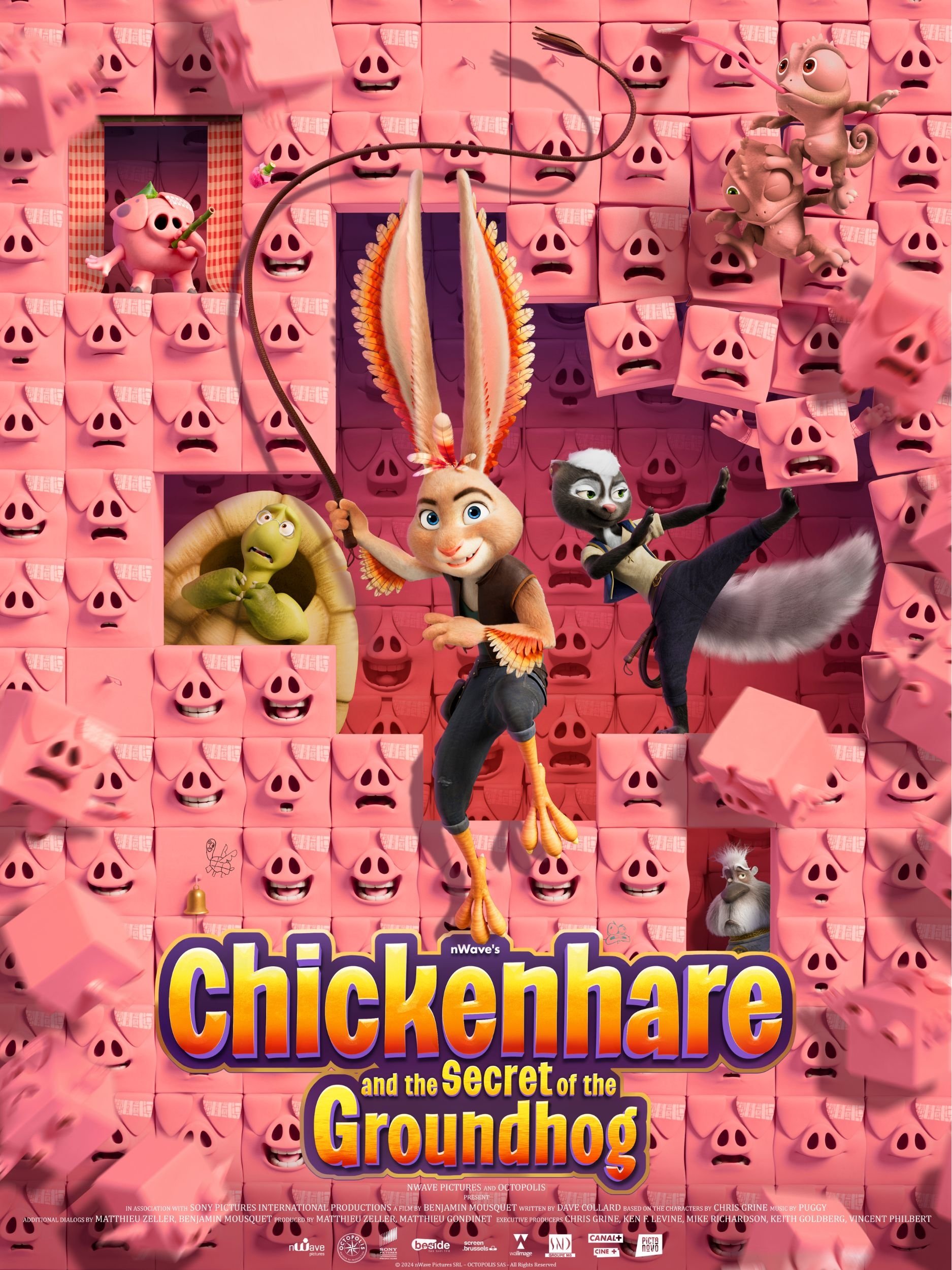 Chickenhare and the Secret of the Groundhog - Movie Poster Chickenhare and the Secret of the Groundhog - Movie Poster