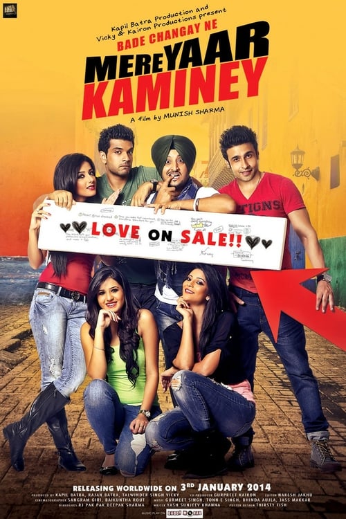 Mere Yaar Kaminey - Movie Poster Mere Yaar Kaminey - Movie Poster