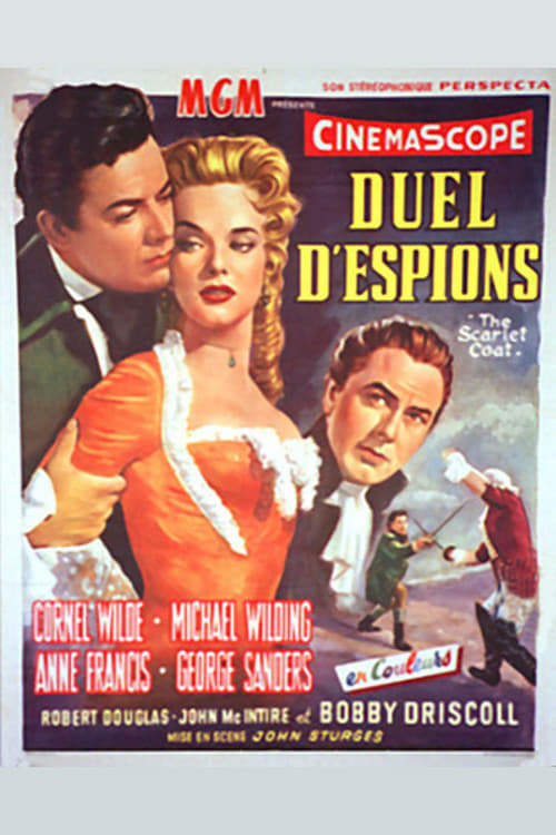 The Scarlet Coat - Movie Poster The Scarlet Coat - Movie Poster