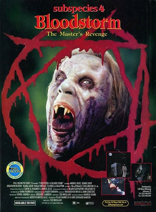Subspecies 4: Bloodstorm - Movie Poster Subspecies 4: Bloodstorm - Movie Poster