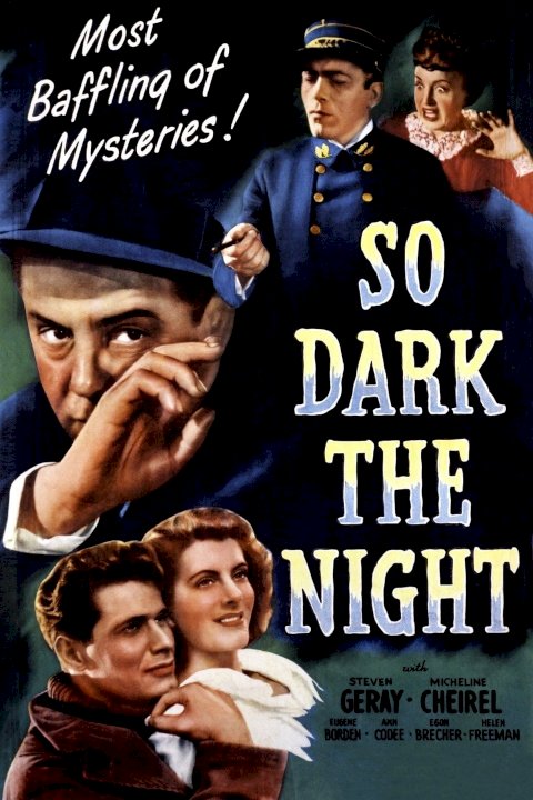 So Dark the Night - Movie Poster So Dark the Night - Movie Poster