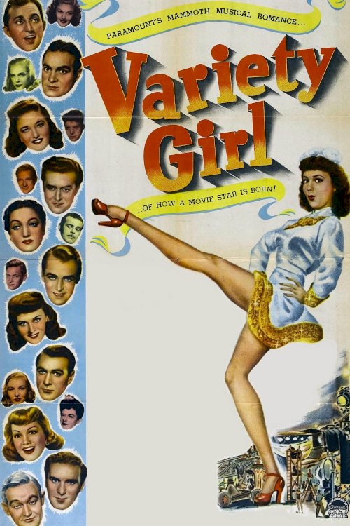 Variety Girl - Movie Poster Variety Girl - Movie Poster