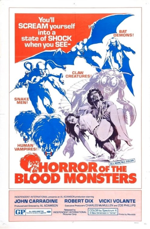 Horror of the Blood Monsters - Movie Poster Horror of the Blood Monsters - Movie Poster
