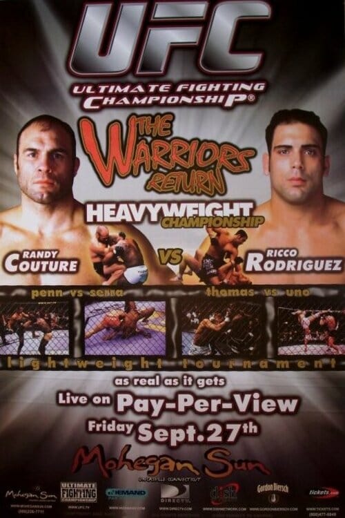 UFC 39: The Warriors Return - Movie Poster UFC 39: The Warriors Return - Movie Poster
