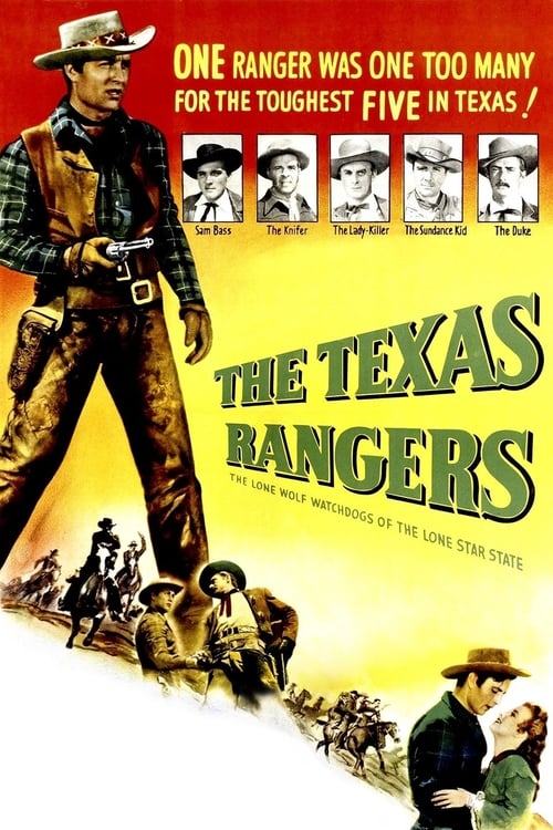The Texas Rangers - Movie Poster The Texas Rangers - Movie Poster