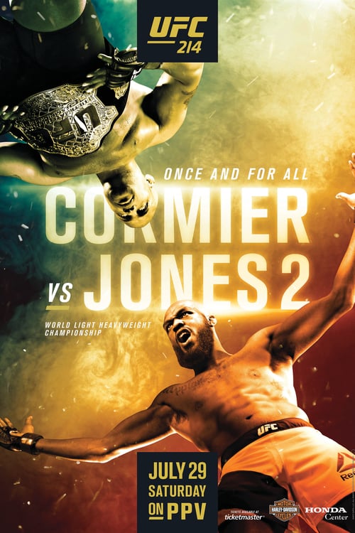 UFC 214: Cormier vs. Jones 2 - Movie Poster UFC 214: Cormier vs. Jones 2 - Movie Poster
