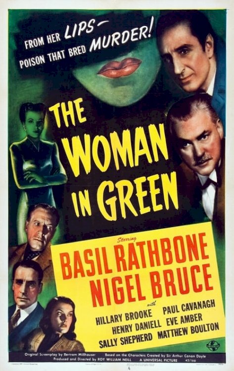 The Woman in Green - Movie Poster The Woman in Green - Movie Poster