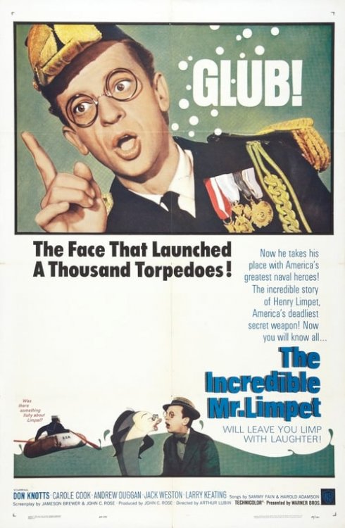 The Incredible Mr. Limpet - Movie Poster