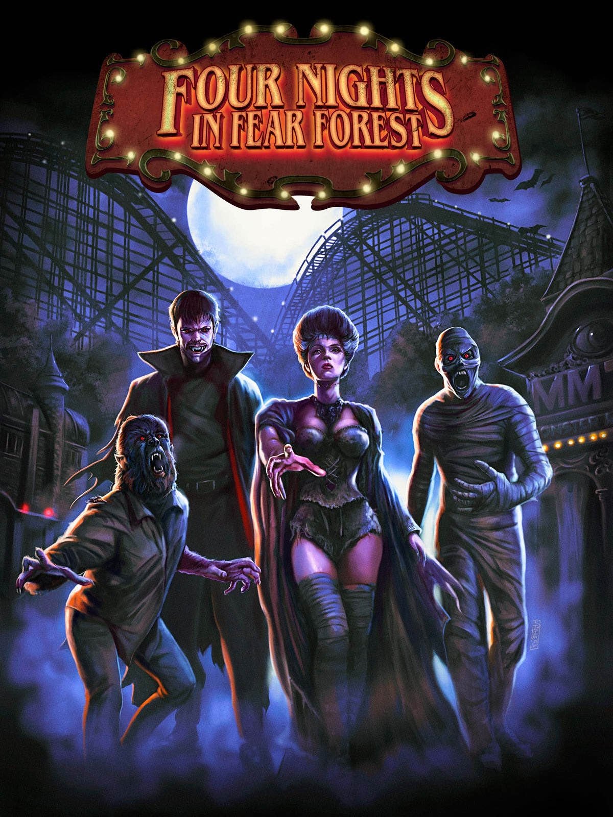 Four Nights in Fear Forest - Movie Poster