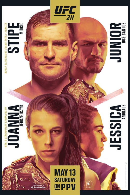 UFC 211: Miocic vs. dos Santos 2 - Movie Poster UFC 211: Miocic vs. dos Santos 2 - Movie Poster