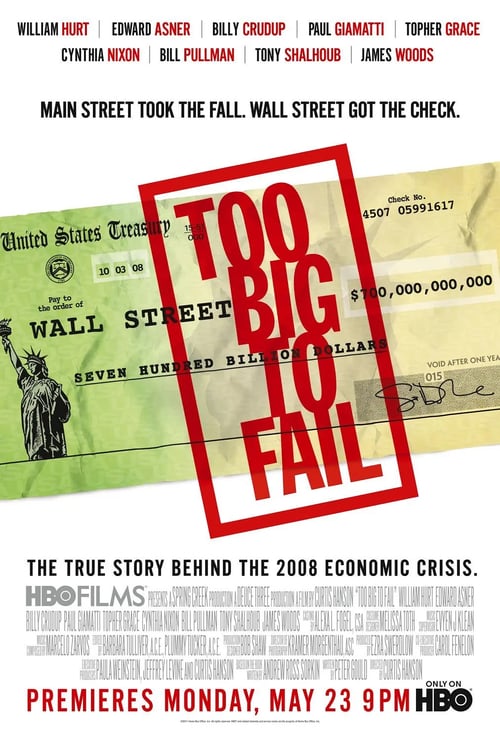Too Big to Fail - Movie Poster Too Big to Fail - Movie Poster