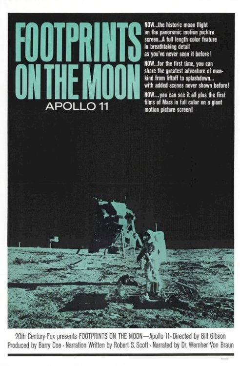 Footprints On The Moon - Movie Poster Footprints On The Moon - Movie Poster