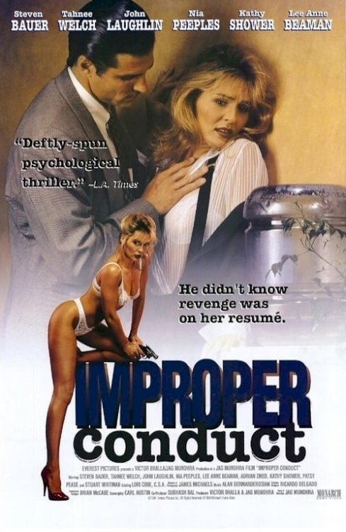 Improper Conduct - Movie Poster Improper Conduct - Movie Poster