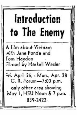 Introduction to the Enemy - Movie Poster Introduction to the Enemy - Movie Poster