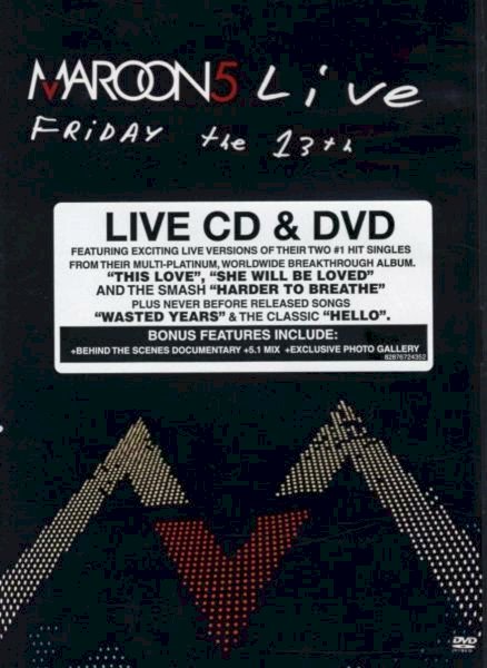 Maroon 5: Live - Friday the 13th - Movie Poster Maroon 5: Live - Friday the 13th - Movie Poster
