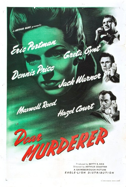 Dear Murderer - Movie Poster Dear Murderer - Movie Poster