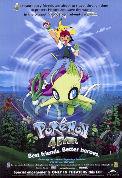 Pokémon 4Ever: Celebi - Voice of the Forest - Movie Poster Pokémon 4Ever: Celebi - Voice of the Forest - Movie Poster