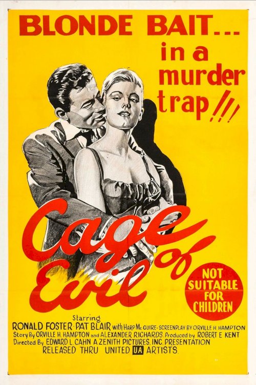 Cage of Evil - Movie Poster Cage of Evil - Movie Poster
