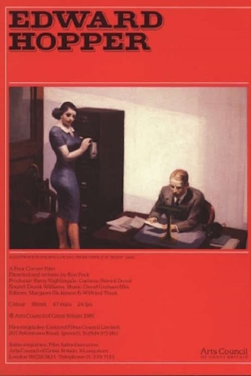 Edward Hopper - Movie Poster Edward Hopper - Movie Poster