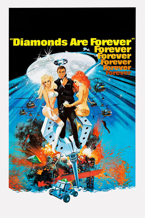 Diamonds Are Forever - Movie Poster Diamonds Are Forever - Movie Poster