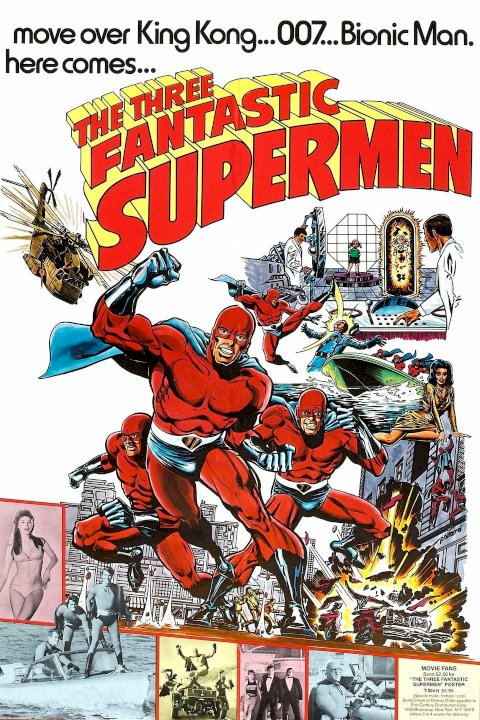 The Three Fantastic Supermen - Movie Poster The Three Fantastic Supermen - Movie Poster