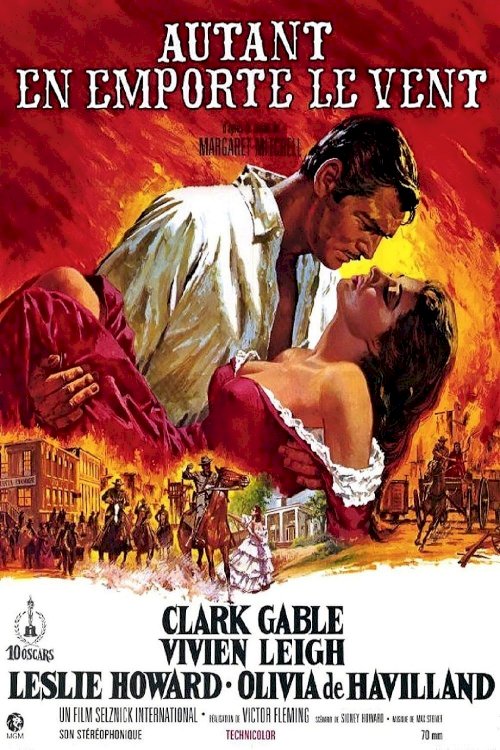 Autant en emporte le vent - Movie Poster Autant en emporte le vent - Movie Poster