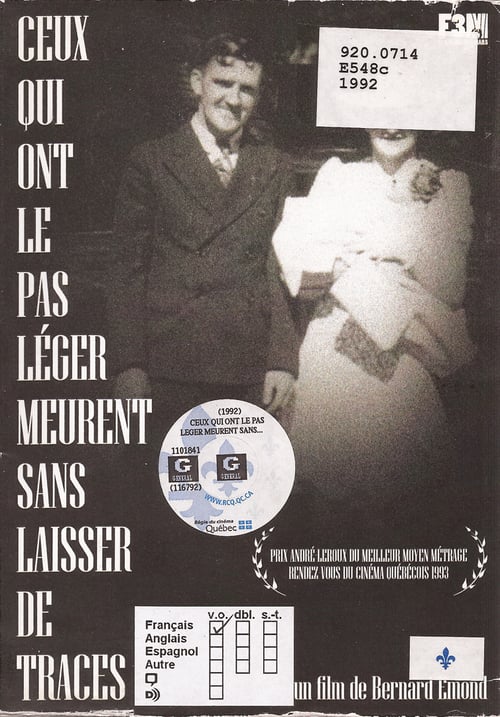 Ceux qui ont le pas léger meurent sans laisser de traces - Movie Poster Ceux qui ont le pas léger meurent sans laisser de traces - Movie Poster